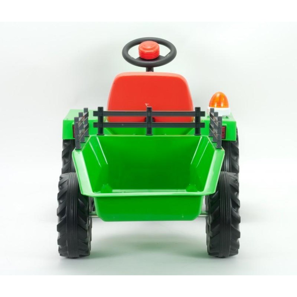 Traktori ja perävaunu sähköauto 6V