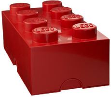 LEGO Säilytyspalikka, punainen