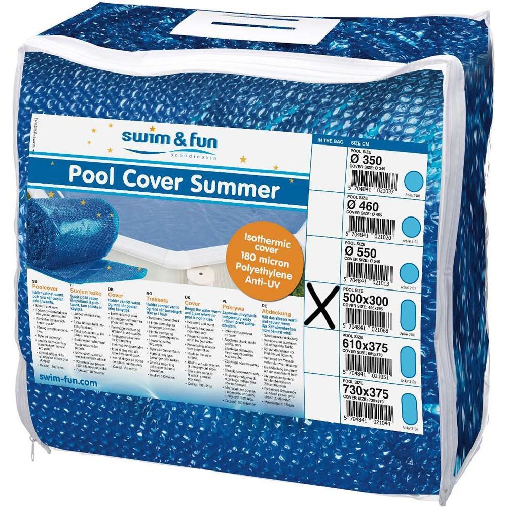 Pool Cover Summer 500 x 300cm 200 micron