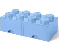 LEGO säilytyspalikka 8 nuppia, vaaleansininen