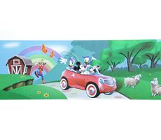 Mickey Mouse roadtrip tapetborter 15 cm