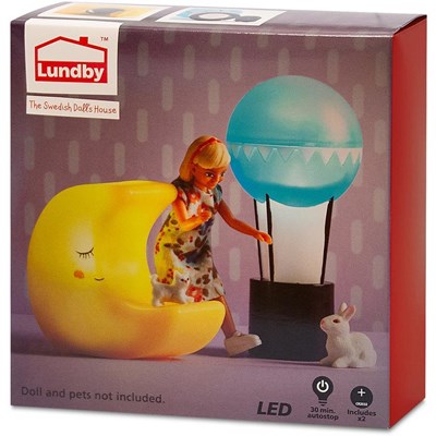 Lundby Lamppusetti: Kuu + Ilmap