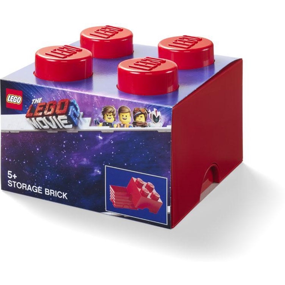 LEGO The Movie 2 Opbevaring Rød 4 Knoppe