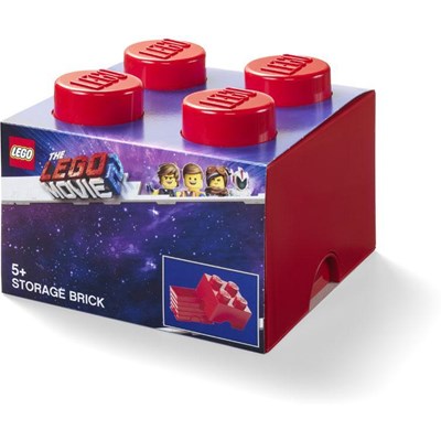 LEGO The Movie 2 Opbevaring Rød 4 Knoppe