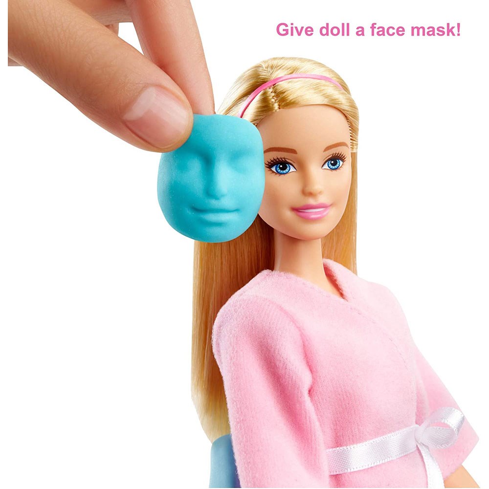 Barbie Face Mask Spa Day Playset