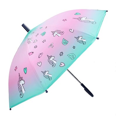 Paraply med enhjørninger
