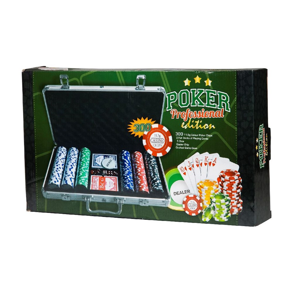 Poker Chips kuffert 300 chips