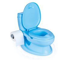 Toilet træner med lyd, blå