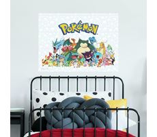 Pokemon Kæmpe Wallsticker 65x90 cm