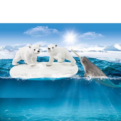 Jääkarhun liukastelu