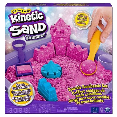 Kinetisk Sand Sparkle Sandcastle Pink