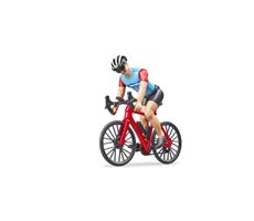 Cykelrytter med cykel