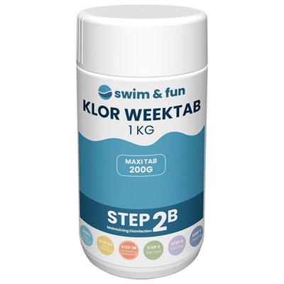 Klor WeekTab 200 g, 1 kg 
