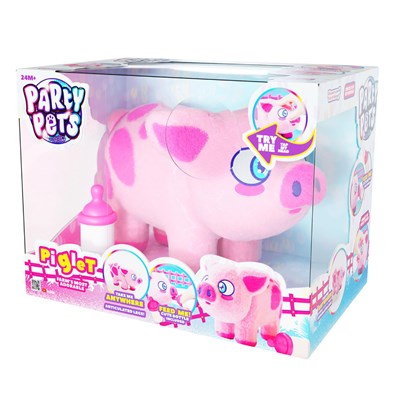 Party Pets Babygris med Soft Touch