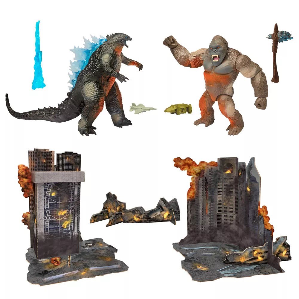 Monsterverse City Battle med Figurer