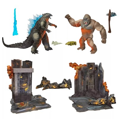 Monsterverse City Battle med Figurer