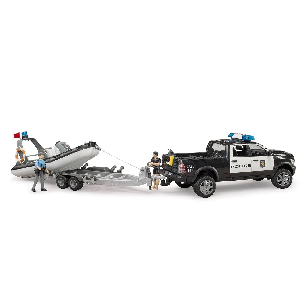 RAM 2500 Police Pickup with trailer