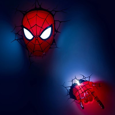 Ultimative Spiderman 3D væglampe