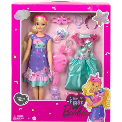 Barbie My First Deluxe Dukke Blonde