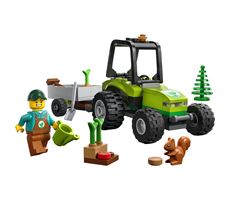 Puistotyöntekijän traktori