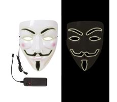 Maske med LED - anonymous